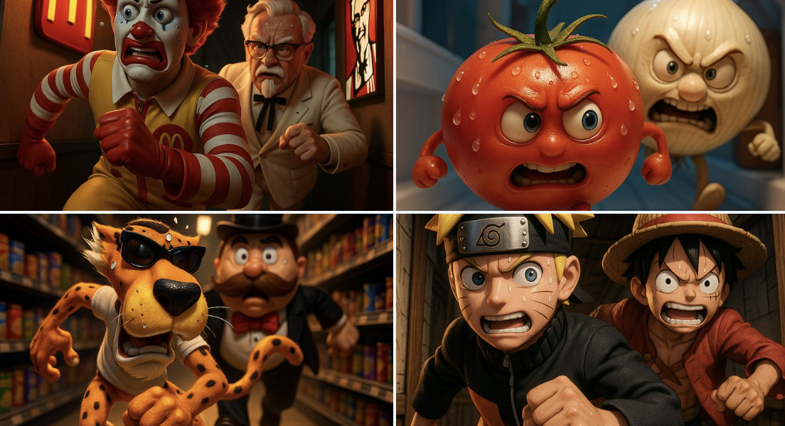 超棒的GPT4o/GPT-4o圖像提示-狹窄走廊裡奔跑