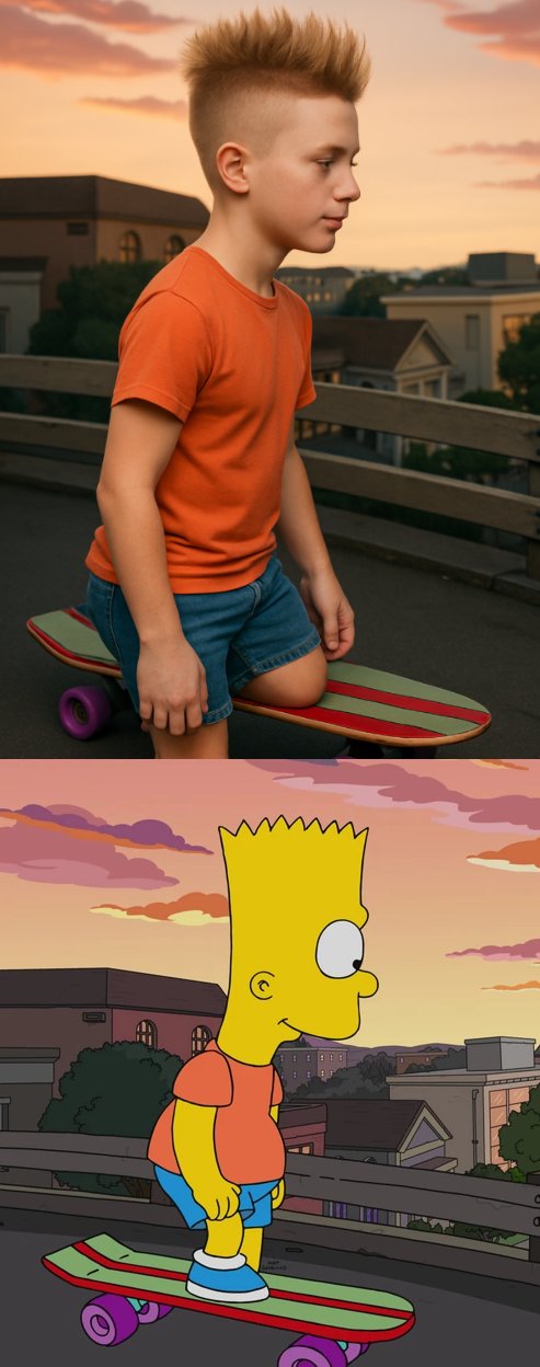 Awesome GPT4o/GPT-4o 圖像提示-卡通角色轉換成超寫實人類