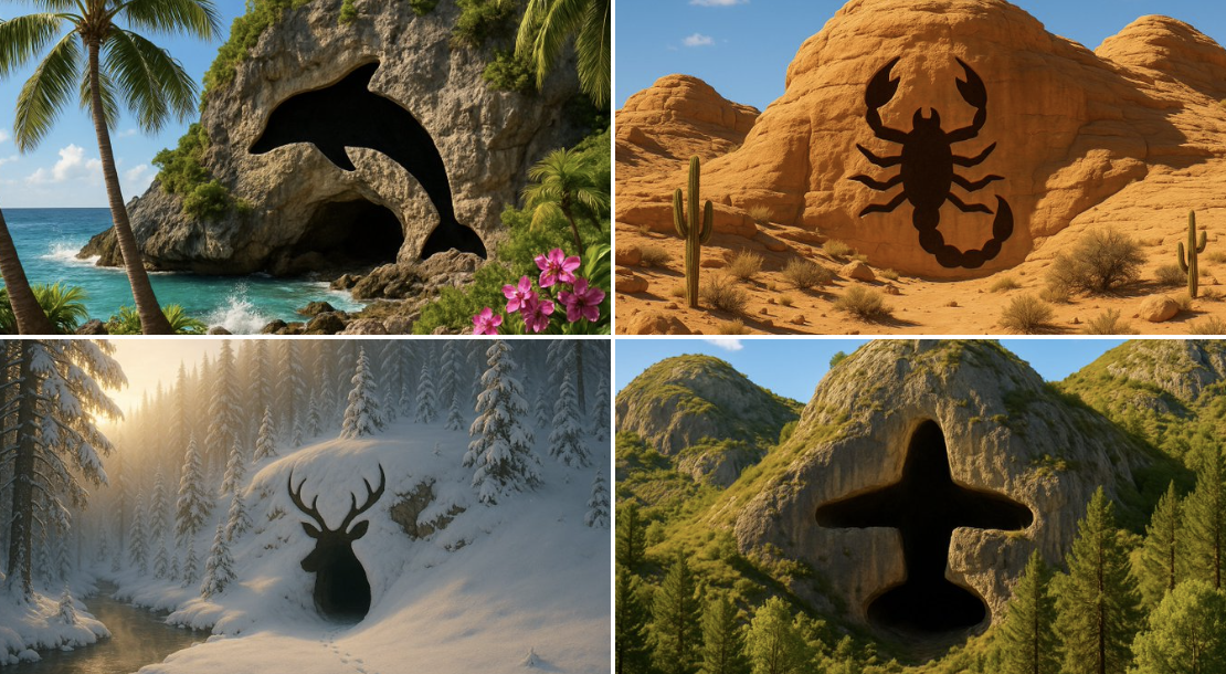 很棒的GPT4o/GPT-4o圖像提示-景觀洞穴入口的形狀