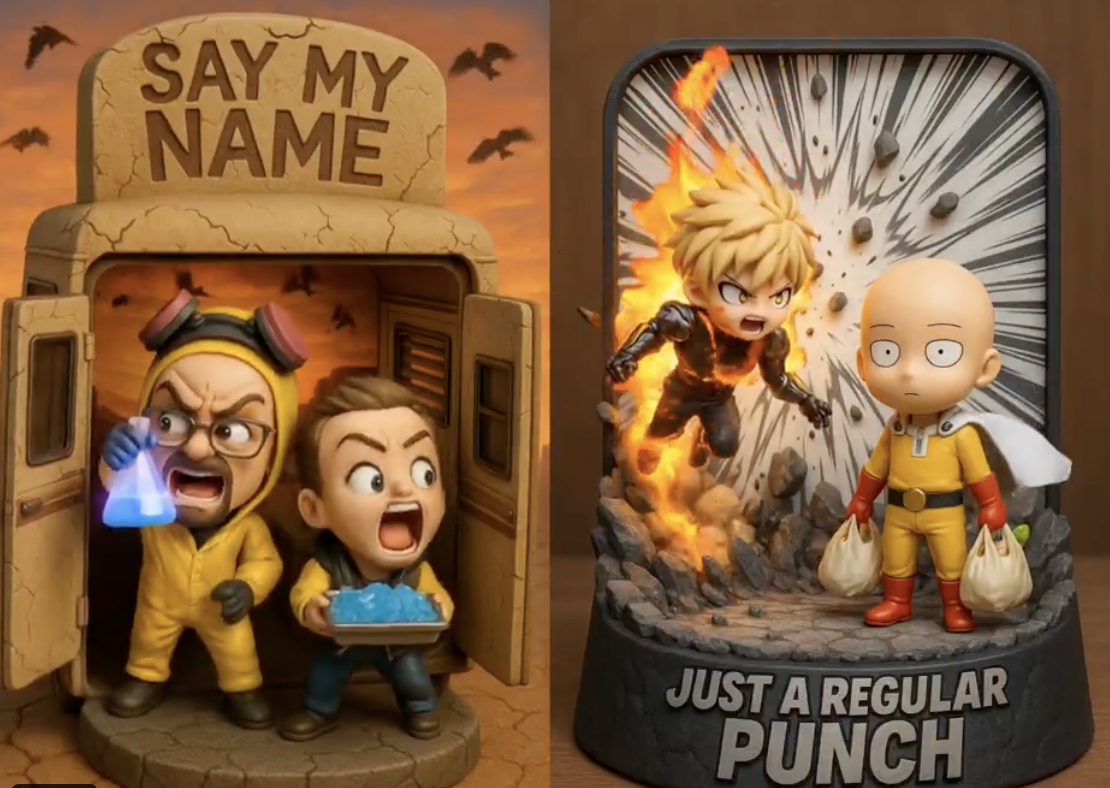 很棒的 GPT4o/GPT-4o 圖像提示-可愛整潔的底座立體模型