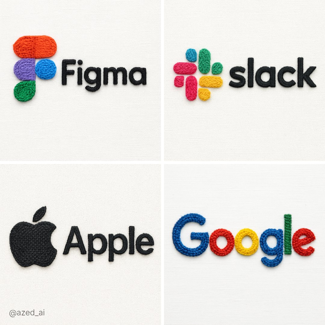 Awesome GPT4o/GPT-4o Image Prompts-刺繡logo