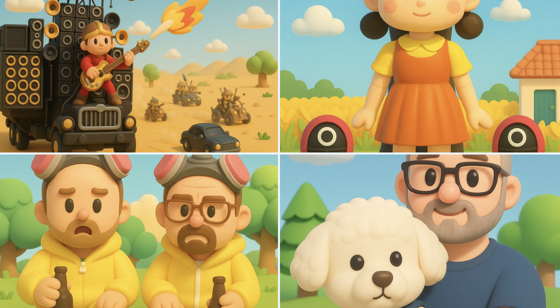 Awesome GPT4o/GPT-4o Image Prompts-任天堂風格的3D卡通插畫
