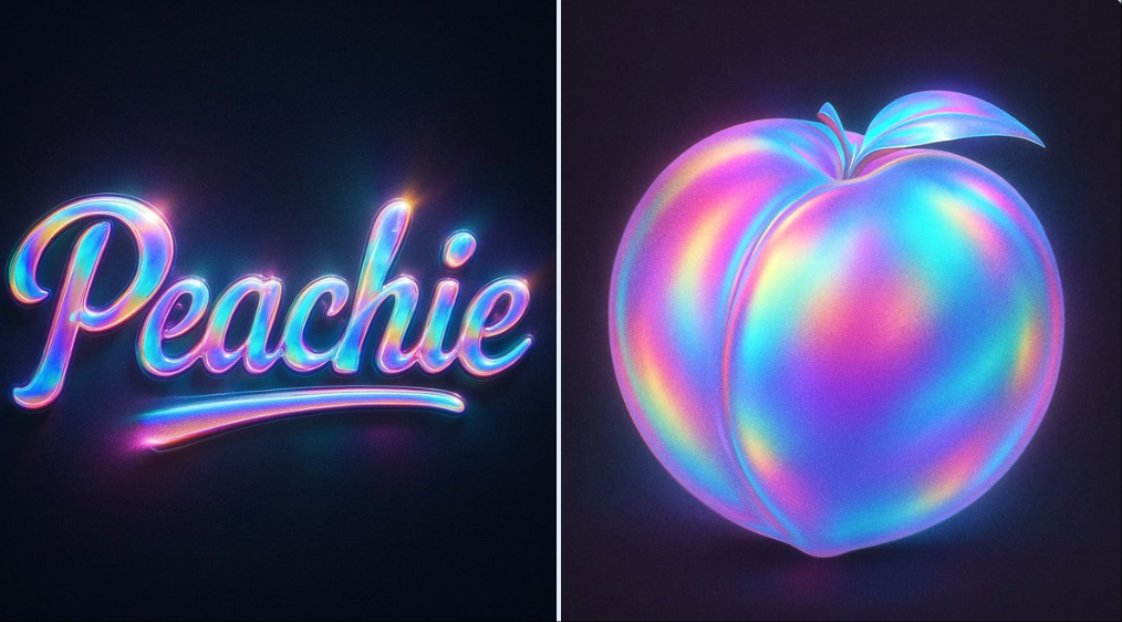 Awesome GPT4o/GPT-4o Image Prompts-全息疊加效果彩虹漸變