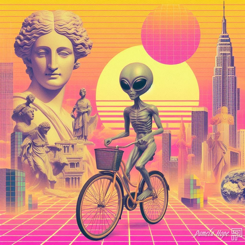 Awesome GPT4o/GPT-4o Image Prompts-超現實主義蒸汽波