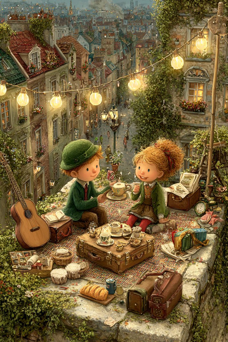 Awesome GPT4o/GPT-4o Image Prompts-月光屋頂茶話會